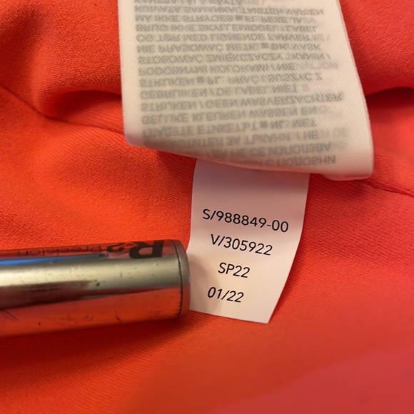 Athleta + Alicia Keys Orange Ribbed Leggings NWOT small - Picture 8 of 8